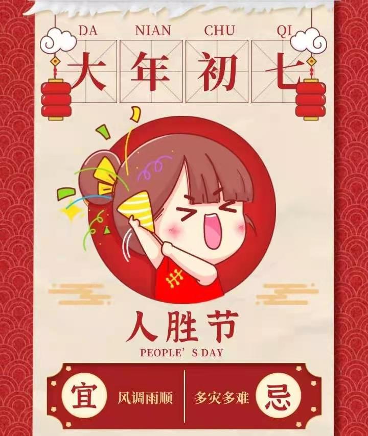 大年初七 | 宜風(fēng)調(diào)雨順，新年事事如意